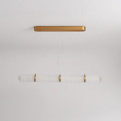 Antique Copper & Clear Glass