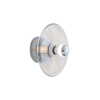 Orbit Ripple Glass Wall Sconce
