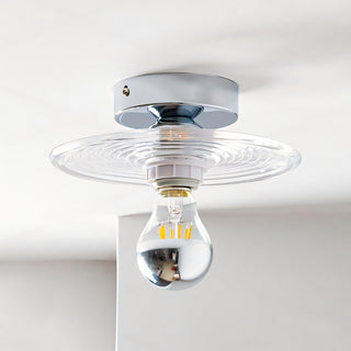 Orbit Ripple Glass Wall Sconce