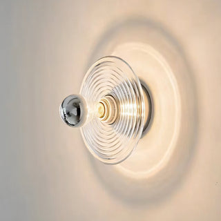 Orbit Ripple Glass Wall Sconce