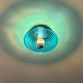 Orbit Ripple Glass Wall Sconce