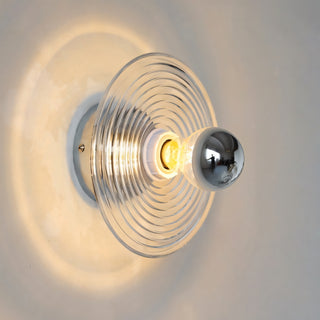 Orbit Ripple Glass Wall Sconce