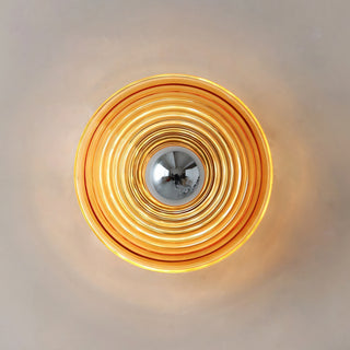Orbit Ripple Glass Wall Sconce