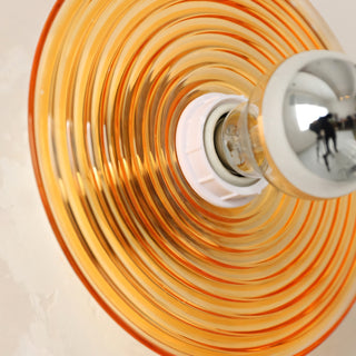 Orbit Ripple Glass Wall Sconce