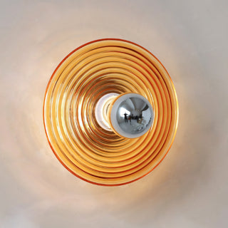 Orbit Ripple Glass Wall Sconce