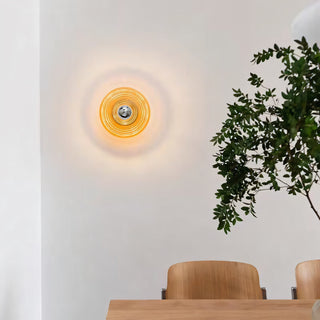 Orbit Ripple Glass Wall Sconce