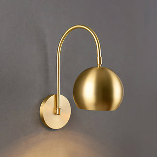 Orbiter Dome Gooseneck Sconce