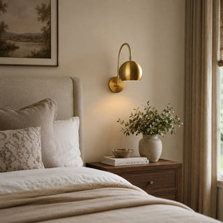 Orbiter Dome Gooseneck Sconce