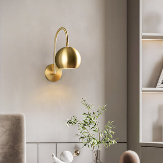 Orbiter Dome Gooseneck Sconce