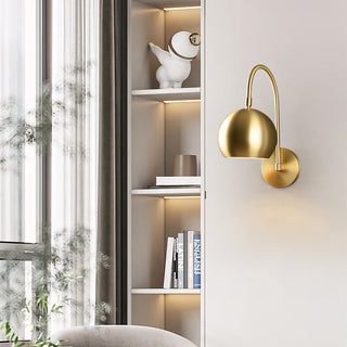 Orbiter Dome Gooseneck Sconce