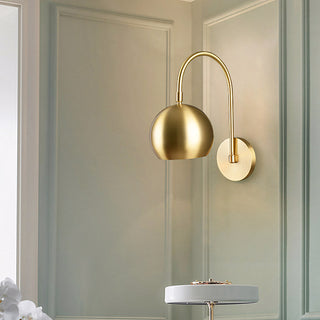 Orbiter Dome Gooseneck Sconce