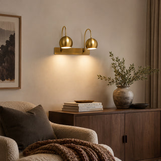 Orbiter Double Dome Sconce