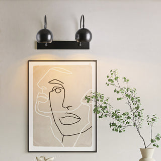 Orbiter Double Dome Sconce