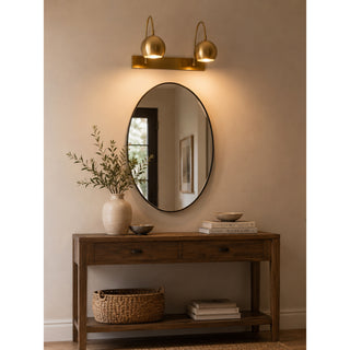 Orbiter Double Dome Sconce