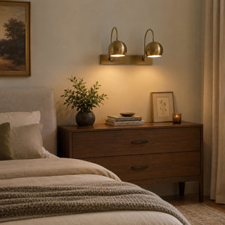 Orbiter Double Dome Sconce