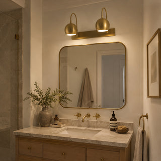 Orbiter Double Dome Sconce
