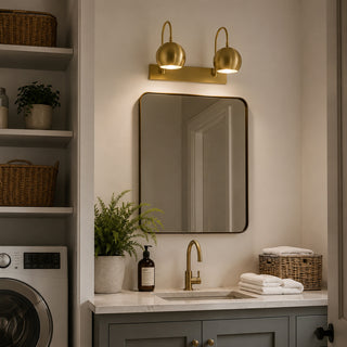 Orbiter Double Dome Sconce