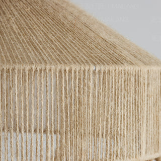 Orelia Beaded Hemp Chandelier