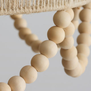 Orelia Beaded Hemp Chandelier