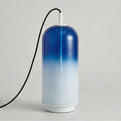White & Gradient Blue