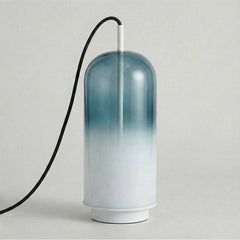 White & Gradient Light Blue