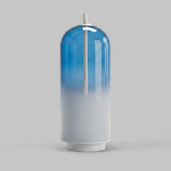 White & Gradient Blue