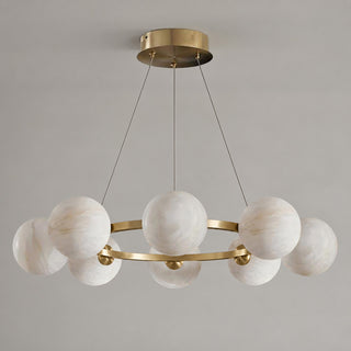 Orionis Alabaster Ring Chandelier – detail 13