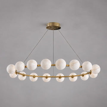 16 heads: D 45.3″ x H 4.7″ / D 115cm x H 12cm
