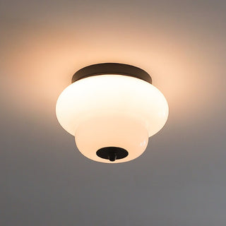 Otto Opal Glass Semi-Flush Mount