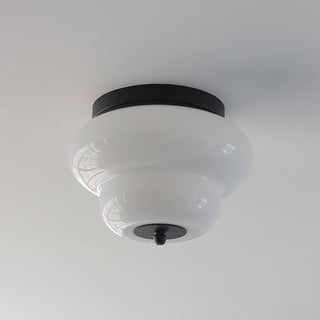 Otto Opal Glass Semi-Flush Mount