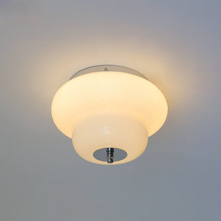 Otto Opal Glass Semi-Flush Mount