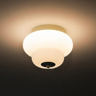 Otto Opal Glass Semi-Flush Mount
