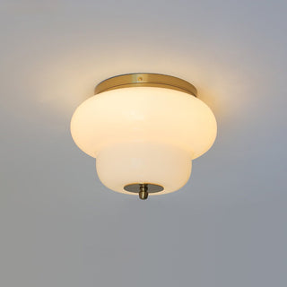 Otto Opal Glass Semi-Flush Mount