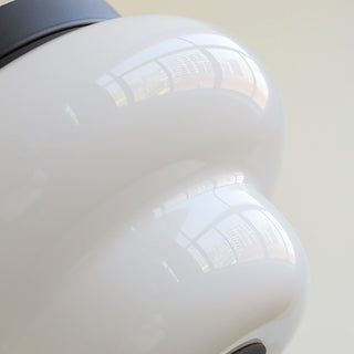 Otto Opal Glass Semi-Flush Mount