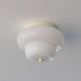 Otto Opal Glass Semi-Flush Mount