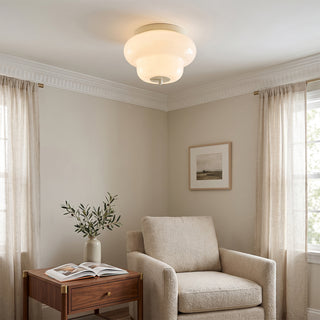 Otto Opal Glass Semi-Flush Mount