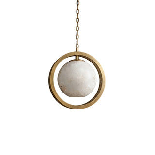 Astra Alabaster Halo Pendant Light