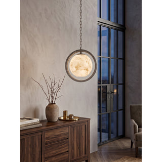 Astra Alabaster Halo Pendant Light