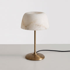 Lacquered Burnished Brass & White