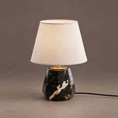 Black Marble & White Fabric