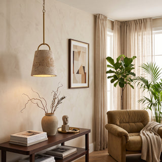 Brody Travertine Pendant Light