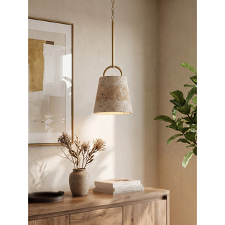 Brody Travertine Pendant Light