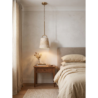Brody Travertine Pendant Light
