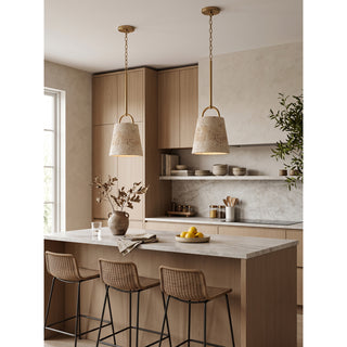 Brody Travertine Pendant Light