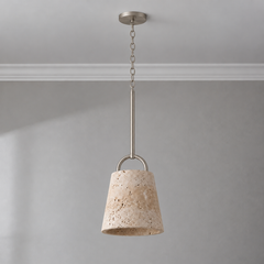 Satin Nickel & Beige