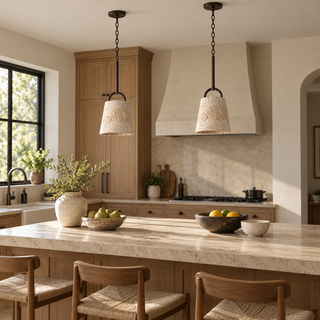 Brody Travertine Pendant Light