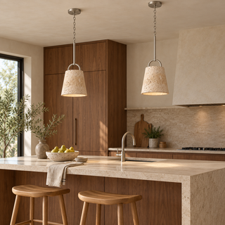Brody Travertine Pendant Light