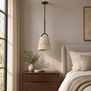 Brody Travertine Pendant Light