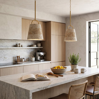 Brody Travertine Pendant Light