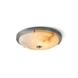 Callisto Alabaster Semi-Flush Mount Ceiling Light